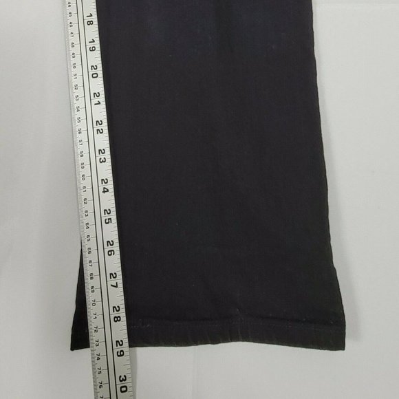 Lee Jeans Womens 18 Short Black Classic Fit Straight Leg At The Waist 37 x 29 - Picture 7 of 11
